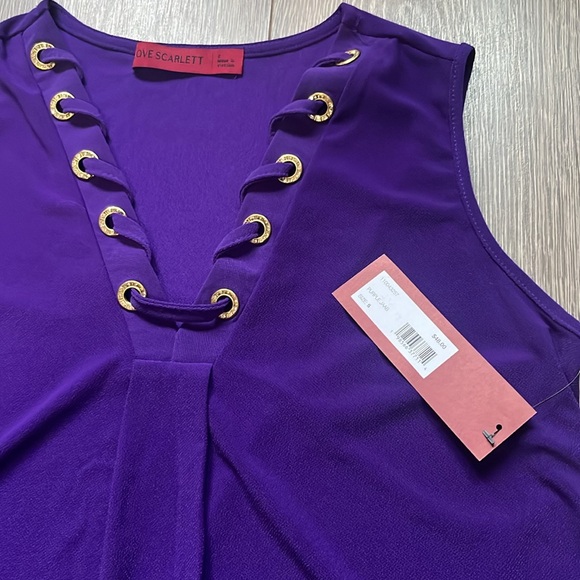 NWT Love Scarlett sleeveless top Small - Picture 2 of 6